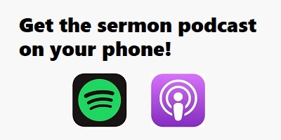 Get the sermon audio on Spotify and Apple podcasts